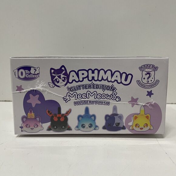 Aphmau cat! MeeMeows, Glitter Edition Mystery Plush Litter 6 Aphmau Cat 6" 2024 - Picture 4 of 4